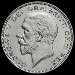 1933 George V Silver Half Crown Obverse