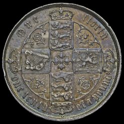 1873 Queen Victoria Gothic Florin Reverse