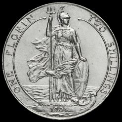 1904 Edward VII Silver Florin Reverse