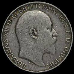 1904 Edward VII Silver Florin Obverse