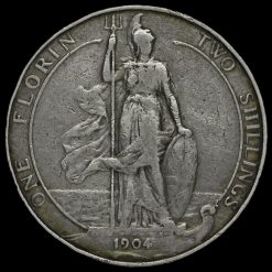 1904 Edward VII Silver Florin Reverse