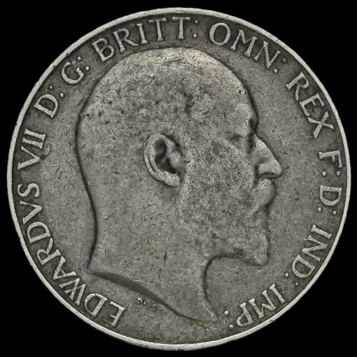 1905 Edward VII Silver Florin Obverse