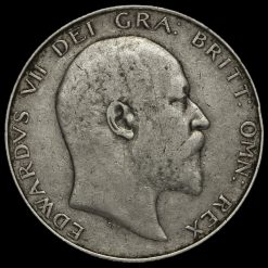 1907 Edward VII Silver Half Crown Obverse