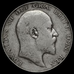 1908 Edward VII Silver Half Crown Obverse