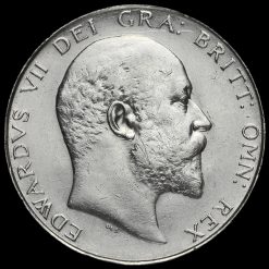 1908 Edward VII Silver Half Crown Obverse