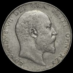 1910 Edward VII Silver Half Crown Obverse