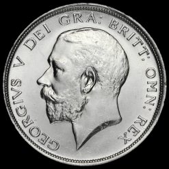 1911 George V Silver Half Crown Obverse