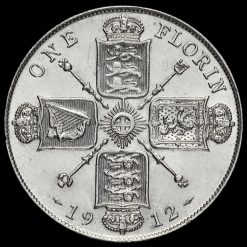 1912 George V Silver Florin Reverse