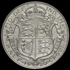 1920 George V Silver Half Crown Reverse