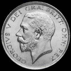 1924 George V Silver Half Crown Obverse