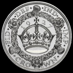 1927 George V Silver Proof Wreath Crown Reverse