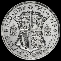 1932 George V Silver Half Crown Reverse