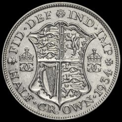 1934 George V Silver Half Crown Reverse