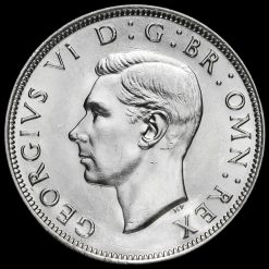 1946 George VI Silver Half Crown Obverse