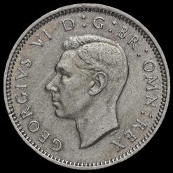 1952 George VI Sixpence Obverse