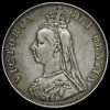 1889 Queen Victoria Jubilee Head Silver Double Florin Obverse