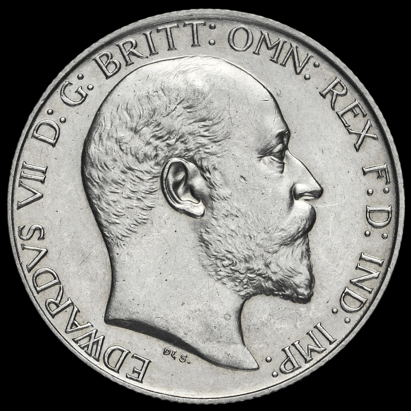 1902 Edward VII Silver Florin, A/UNC