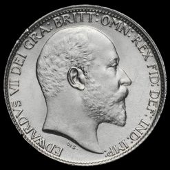 1910 Edward VII Silver Sixpence Obverse