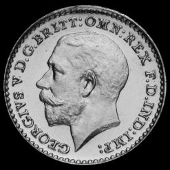 1912 George V Silver Maundy Penny Obverse