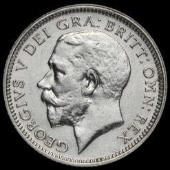 1925 George V Silver Sixpence Obverse