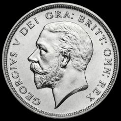1927 George V Silver Proof Wreath Crown Obverse
