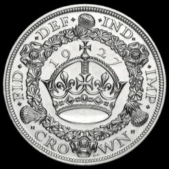 1927 George V Silver Proof Wreath Crown Reverse