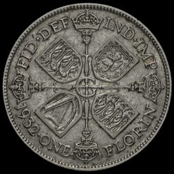 1932 George V Silver Florin Reverse