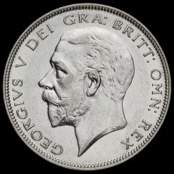 1933 George V Silver Half Crown Obverse