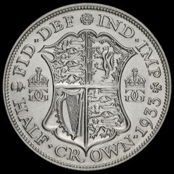1933 George V Silver Half Crown Reverse