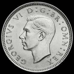1939 George VI Silver Sixpence Obverse