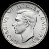 1941 George VI Silver Two Shilling Coin / Florin Obverse