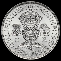 1941 George VI Silver Two Shilling Coin / Florin Reverse