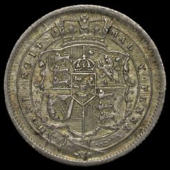 1817 George III Milled Silver Shilling Reverse