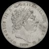 1819 George III Milled Silver LIX Crown Obverse