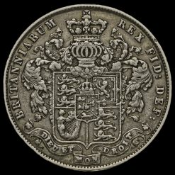 1829 George IV Milled Silver Half Crown Reverse