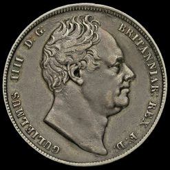 1836 William IV Milled Silver Half Crown Obverse