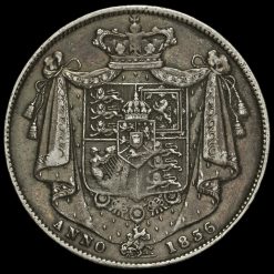 1836 William IV Milled Silver Half Crown Reverse