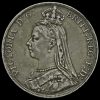 1892 Queen Victoria Jubilee Head Silver Crown Obverse