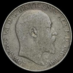 1906 Edward VII Silver Florin Obverse