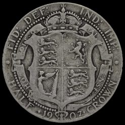 1907 Edward VII Silver Half Crown Reverse