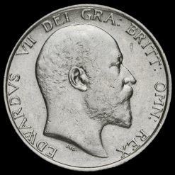 1907 Edward VII Silver Shilling Obverse