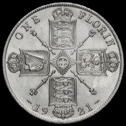 1921 George V Silver Florin Reverse