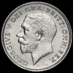 1923 George V Silver Sixpence Obverse