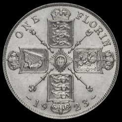 1923 George V Silver Florin Reverse