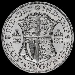 1928 George V Silver Half Crown Reverse