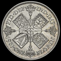 1931 George V Silver Florin Reverse