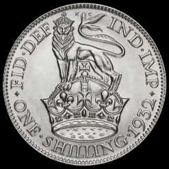 1932 George V Silver Shilling Reverse