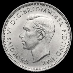 Australia 1938 George VI Silver Shilling Obverse