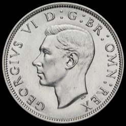 1942 George VI Silver Half Crown Obverse