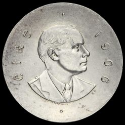 Ireland Éire 1966 Silver 10 Shilling Easter Rising Anniversary Coin Obverse